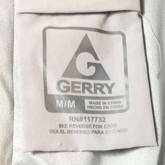 Gerry Cargo Swim Trunks 9" Board Shorts Men's Size M Navy Blue Red White - Picture 2 of 3